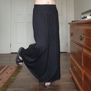 Cotton Floor-Length Maxi Skirt